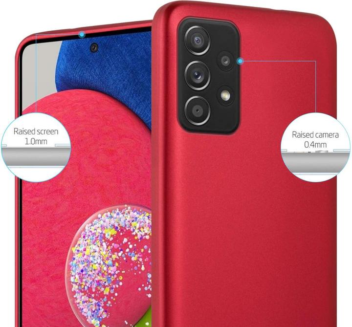 Immagine prodotto Cadorabo Custodia TPU Matt Metallic (Samsung Galaxy A52, Samsung Galaxy A52 5G, Samsung Galaxy A52s 5G)