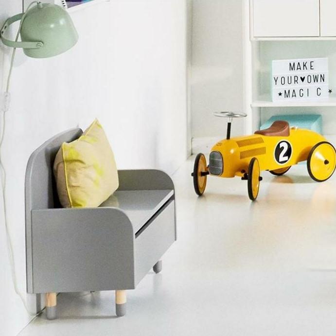 Actual product image Flexa Bench with storage space Dots (Child seating group)