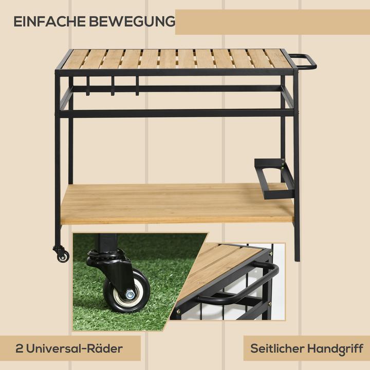 Produktbild Outsunny Servierwagen