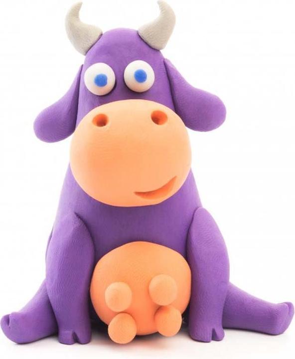 Actual product image TM Toys Hey clay 440021 Constructions with clay (with Ios & Android App function). Ageladitsa/Cow - Air Dry