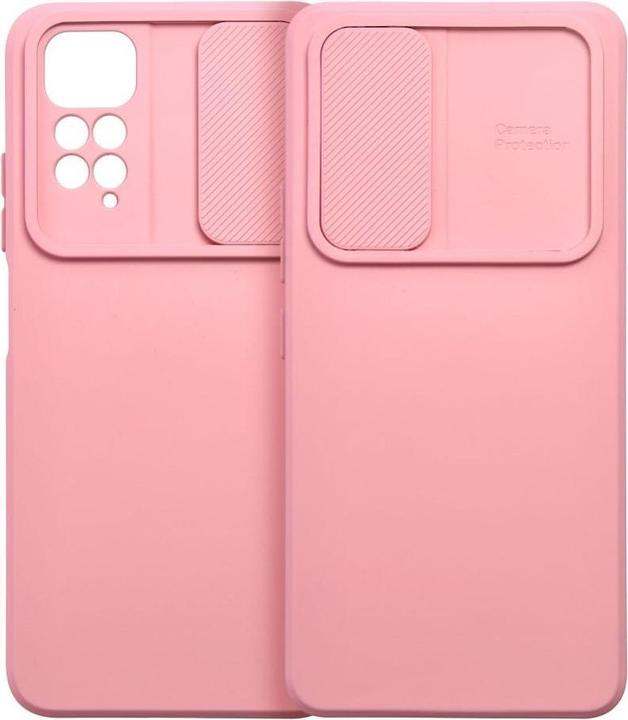 Actual product image OEM Back panel cover SLIDE case for XIAOMI Redmi Note 12 5G light pink (Xiaomi Redmi Note 12 5G)