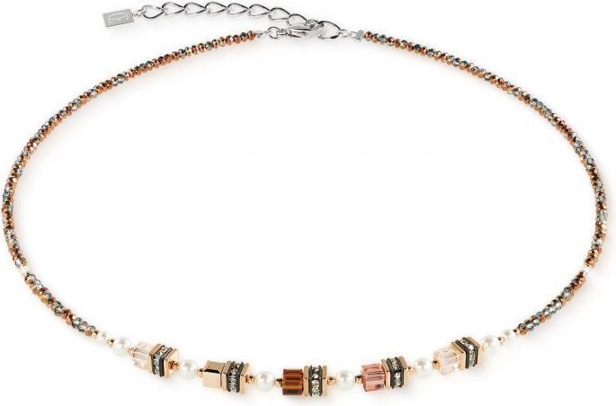 Image du produit Coeur de Lion Collier or blanc (Cristaux Swarovski, Réaliser un)