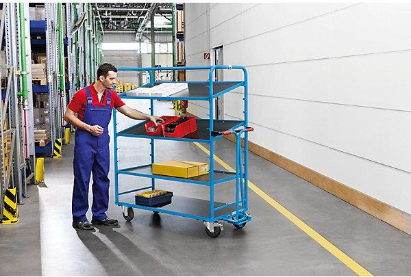 Produktbild eurokraft pro Premium-Regalwagen (300 kg)