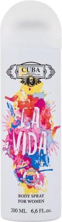 Image du produit Fragluxe CUBA ORIGINAL Cuba La Vida For Women Déodorant spray 200ml (Spray, 200 ml)