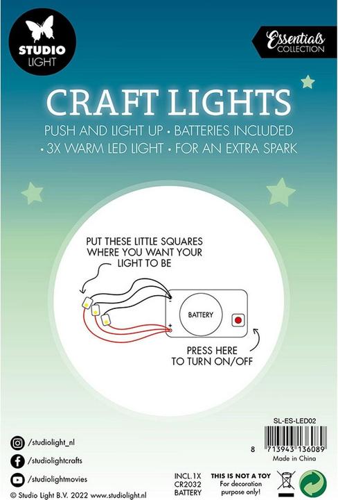 Produktbild Studio Light | Essential Tools Craft lights Batteries included