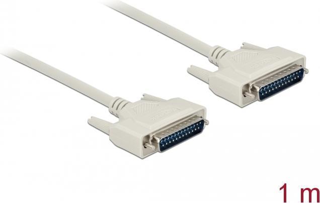 Produktbild Delock Serielles Kabel D-Sub 25 Stecker zu Stecker 1 m (1 m, VGA)