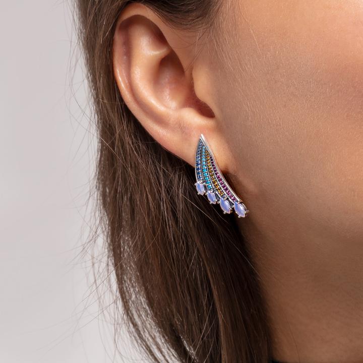 Actual product image Thomas Sabo Earrings (925 sterling silver, Blackened)