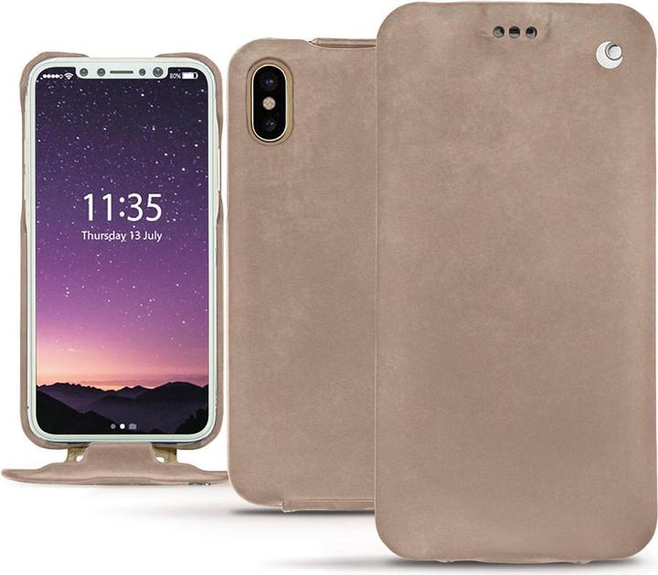 Productafbeelding Noreve Lederen omslag verticaal (Apple iPhone X)