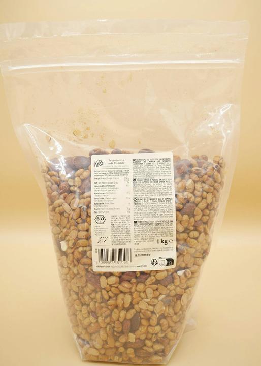 Produktbild KoRo Bio Mischung aus gerösteten und gewürzten Sojabohnen und Mandeln und gewürzten Cashewkernen (1000 g)
