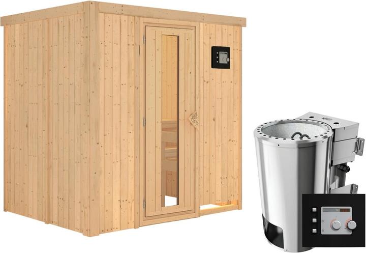 Actual product image Karibu Fanja without roof rim (Plug & Play 3,6 KW - Bio external control)