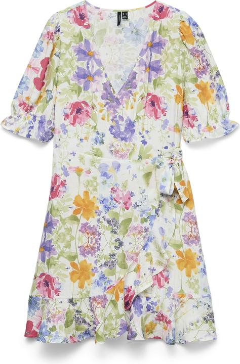 Vero Moda Normal geschnitten V-Ausschnitt Langes Kleid Kleid