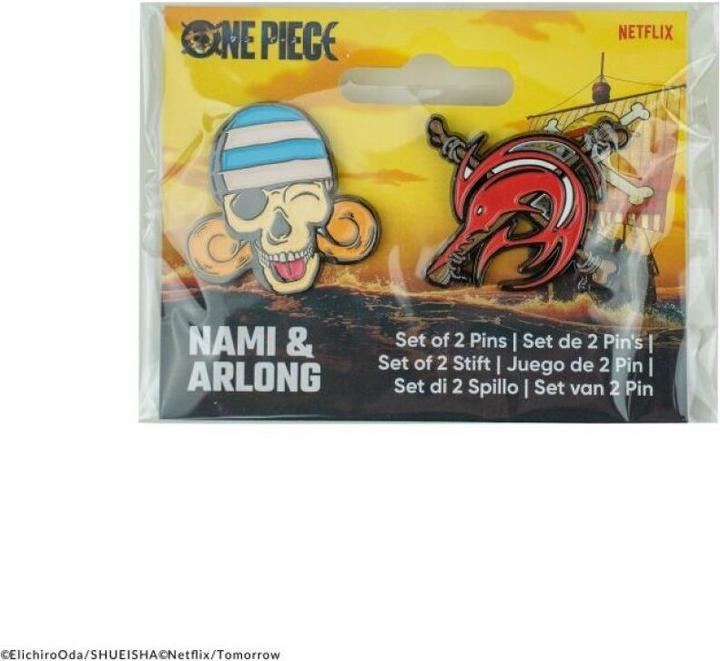 Produktbild Cinereplicas One Piece Ansteck-Pins 2er-Pack Nami & Arlong