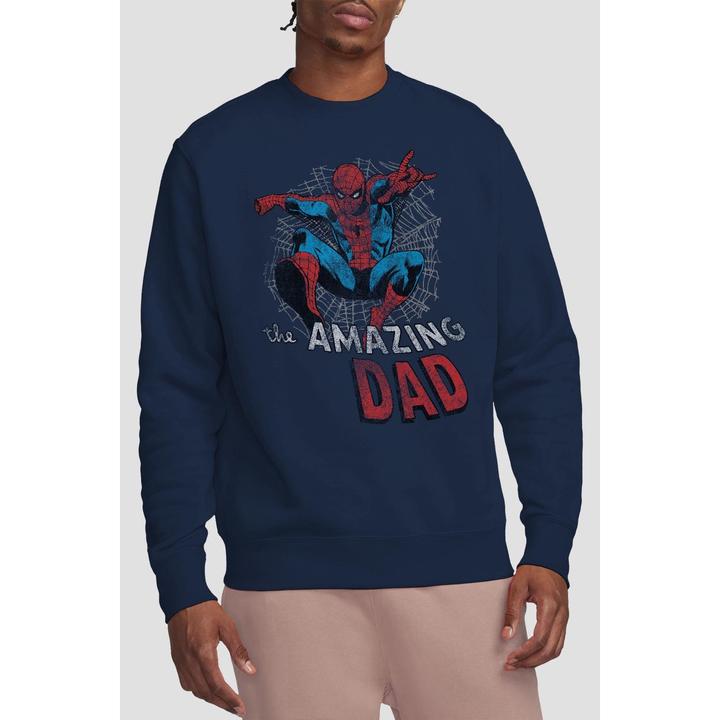 Immagine prodotto Spiderman Spider Dad Felpa Festa del Papà Adulto Unisex (M)
