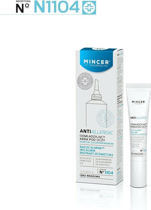 Immagine prodotto Kenwood Pharma Anti Allergic Rejuvenating Eye Cream per pelli sensibili 15ml (Fluida, 15 ml)