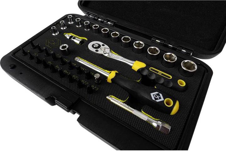 Actual product image C.K Magma Socket wrench and bit set, 1/4", 36 pieces