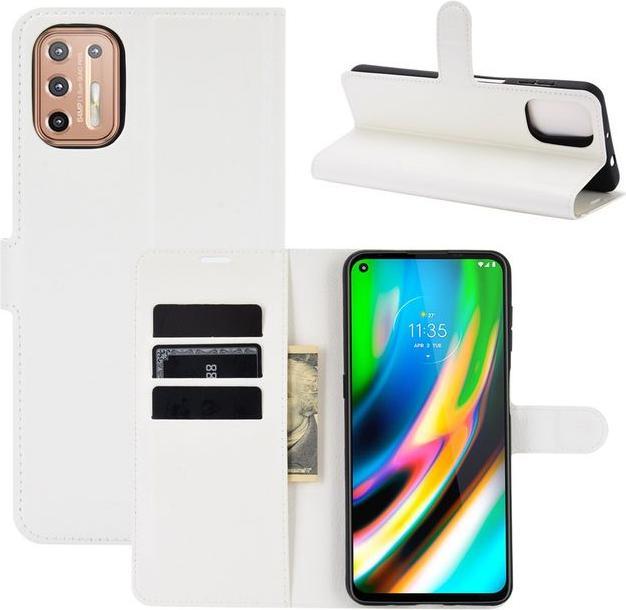 Produktbild MU Classic Litchi Leder Bookcover Series (Motorola Moto G9 Plus)