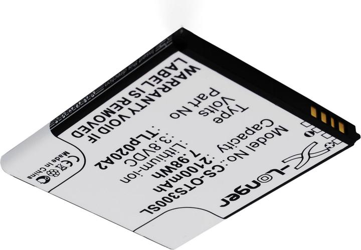 Produktbild AGI Akku kompatibel mit Alcatel OT-5065T - Akku - 2.100 mAh