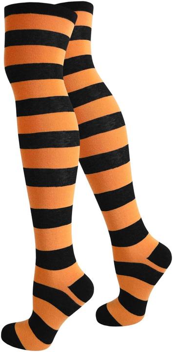 Normani Overknees breite Ringel (Einzelpack, One Size)