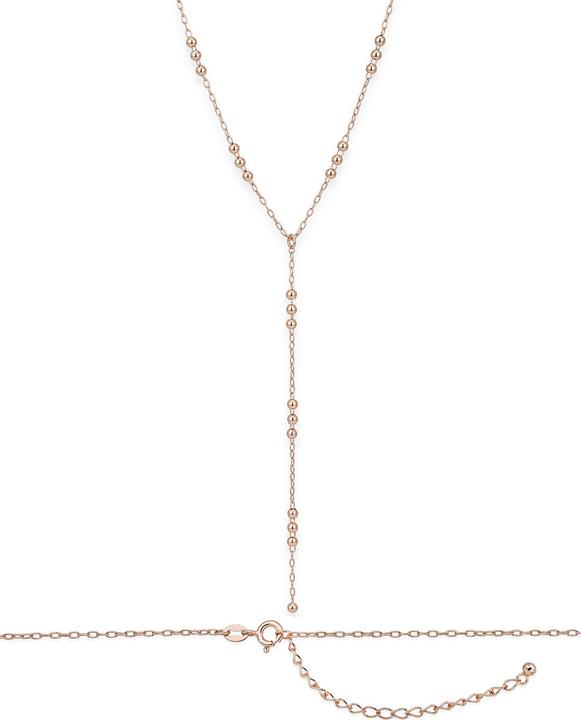 Image du produit Leyda Boule de chaîne en Y (Argent 925 1 micron plaqué or rose 18k)