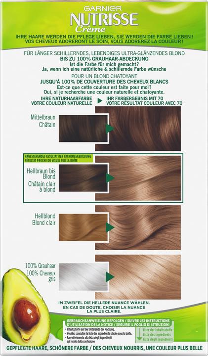 Image du produit Garnier Crème Nutrisse (70 blond moyen)