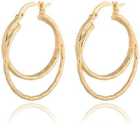 Produktbild Hermex Vergoldete LUXUS Ohrringe - Gold (Kupferlegierung)