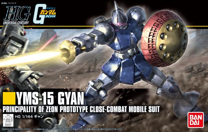 Immagine prodotto Bandai GUNDAM - HGUC YMS-15 Gyan 1/144 - Kit di Modellismo