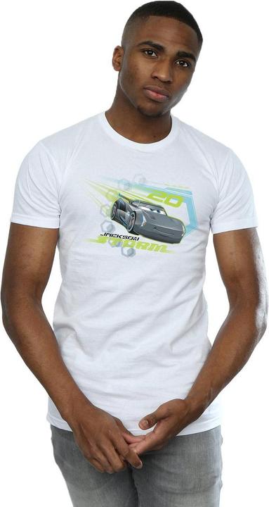 Actual product image Disney Mens Cars Jackson Storm T-Shirt (XXL)