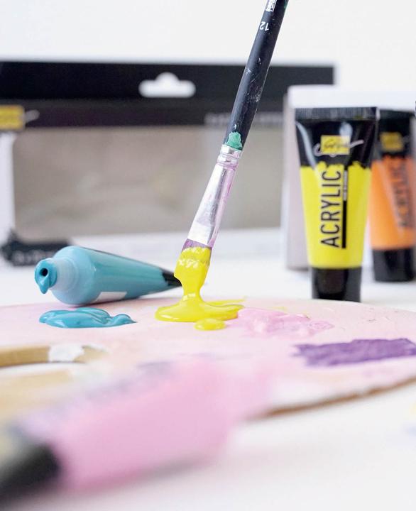 Actual product image Kreul Acrylic paint SOLO Goya Acrylic, 20 ml, set of 8 (Multinational, 20 ml)
