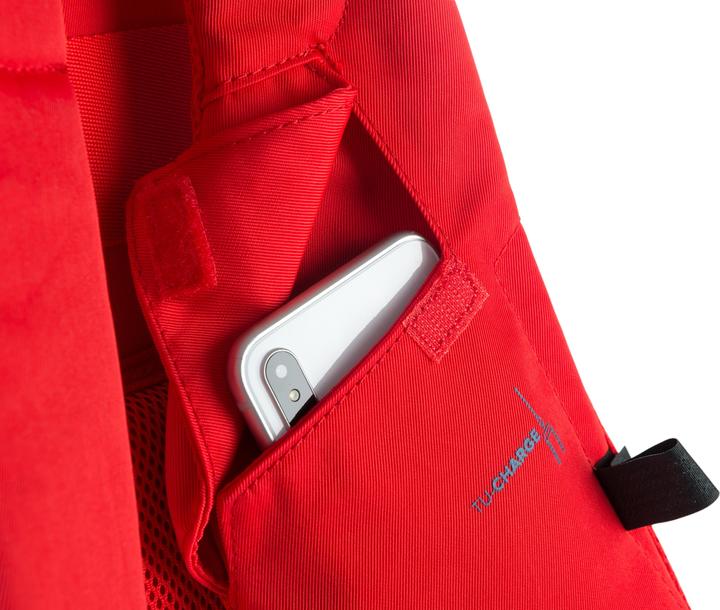 Produktbild Tucano Phono, Rucksack für Smartphones und Laptops 15,6 Zoll, rot (5.15 l)