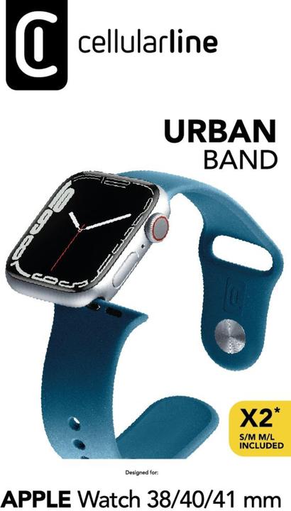 Produktbild Cellularline Urban Band (38 mm, 40 mm, Silikon)