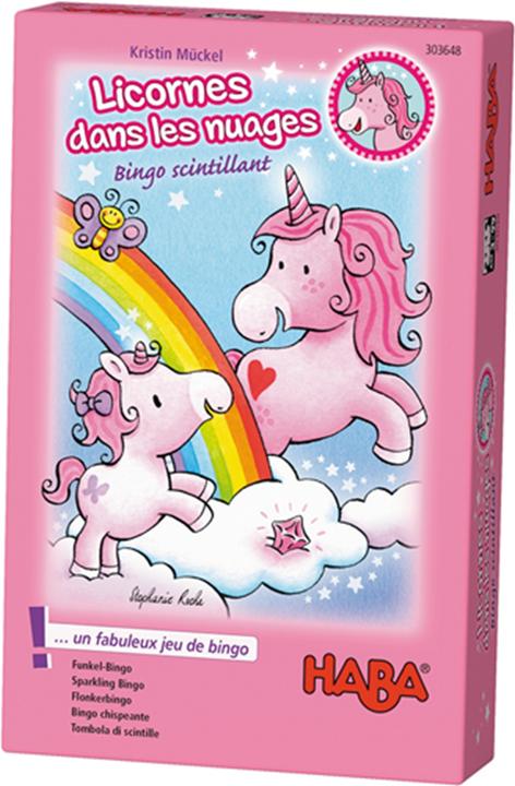 Image du produit Haba Licornes dans les nuages - Bingo scintillant (Français)
