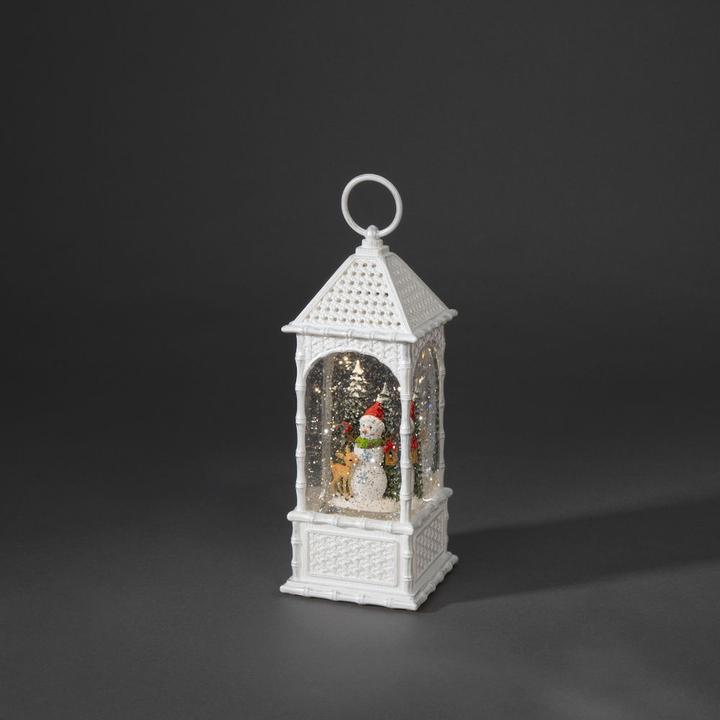 Actual product image Konstsmide LED water lantern 'Snowman on the tree'