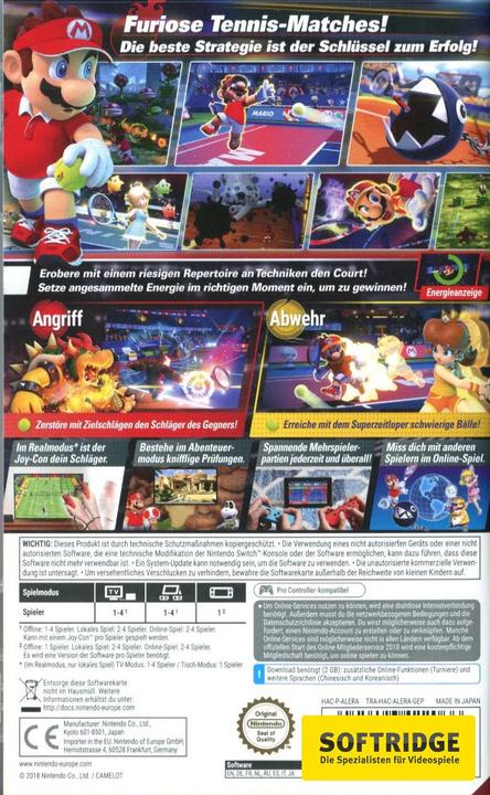 Actual product image Nintendo Mario Tennis Aces (Switch, EN)