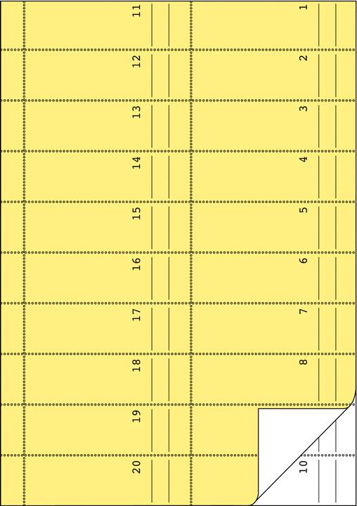 Nutritional values and ingredients Avery Receipt book (50 x)