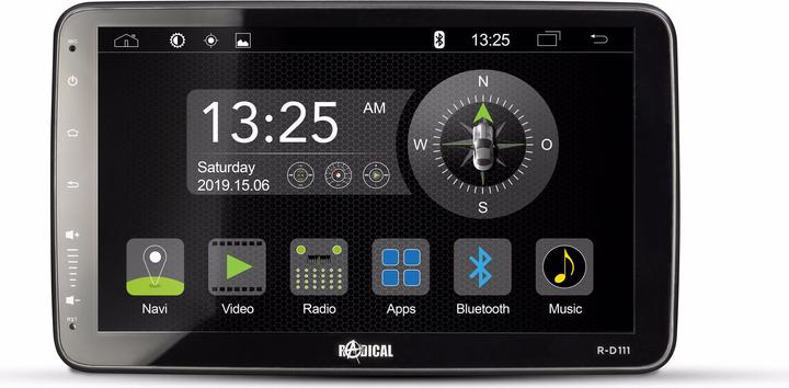 Radical R-D111 1-DIN (Voiture Android, Apple Carplay)