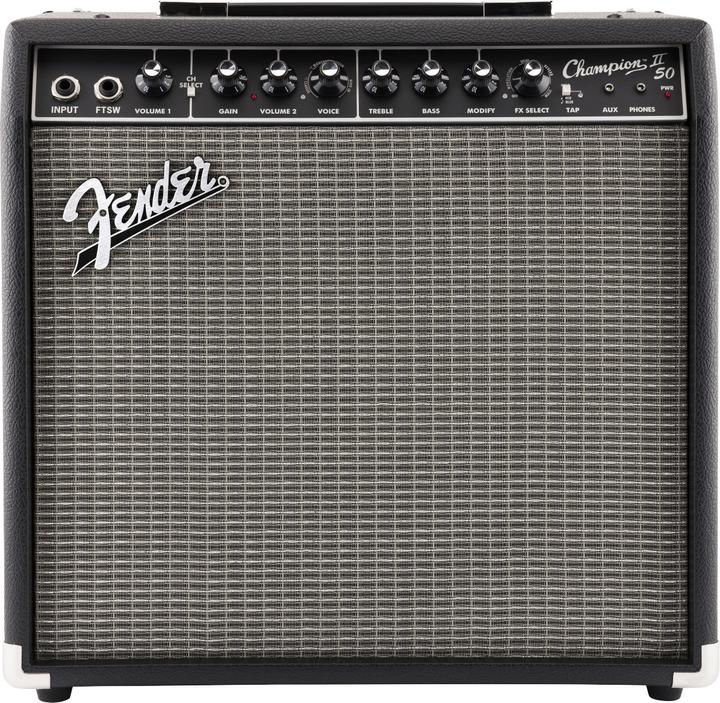 Fender Champion II 50 combo amplifier for electric guitar, 50 watts (Guitar, 50 W)