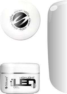Immagine prodotto Silcare Gel Led ad alta luminosità Gel monofasico medio denso per unghie trasparente 100G (Chiaro, Highlighter)