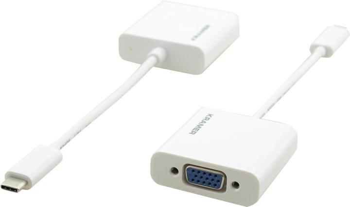 Immagine prodotto ADC-U31C/GF - Adattatore video esterno - USB-C 3.1 - VGA - bianco (USB-C, VGA, 17 cm)