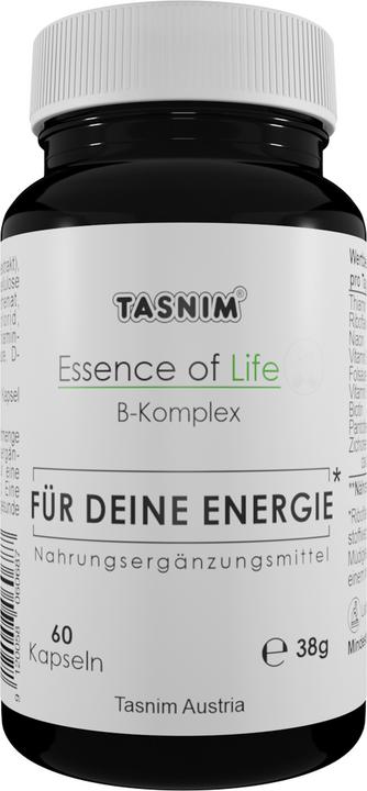 Produktbild Tasnim B-Komplex ESL – Für deine Energie – 60 Kapseln (60 Stück, Kapseln, 38 g)