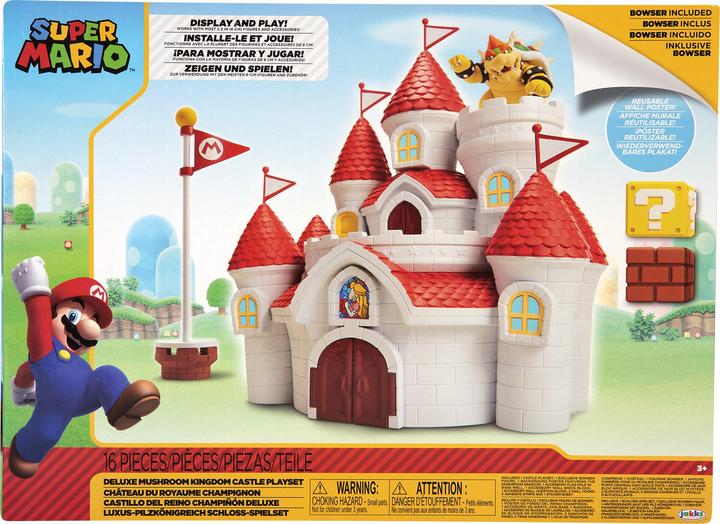 Produktbild Jakks Pacific Super Mario - Mushroom Kingdom Castle Playset (58541-4L)