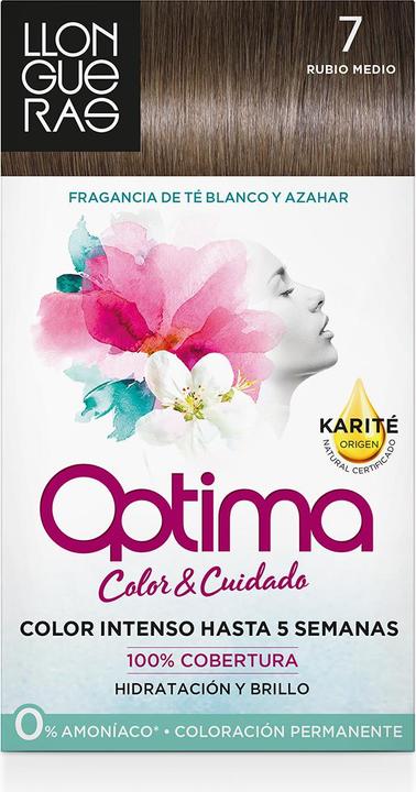 Produktbild Llongueras OPTIMA hair colour #7 rubio medio (7)