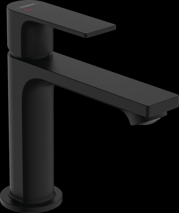 hansgrohe HG miscelatore monocomando per lavabo Rebris E 110 CoolStart m ZAG nero opaco