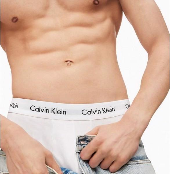 Image du produit Calvin Klein Slip taille basse "Cotton Stretch" blanc (M, Lot de 3)