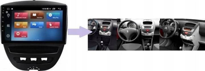 Actual product image No Name RADIO GPS NAVIGATION CITROEN C1 2005-2014 ANDROID (9")
