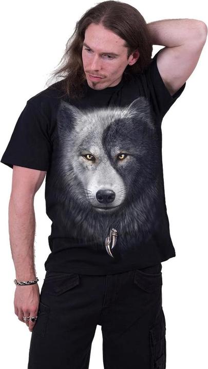 Actual product image Spiral Unisex Adult Wolf Chi T-Shirt (3XL)