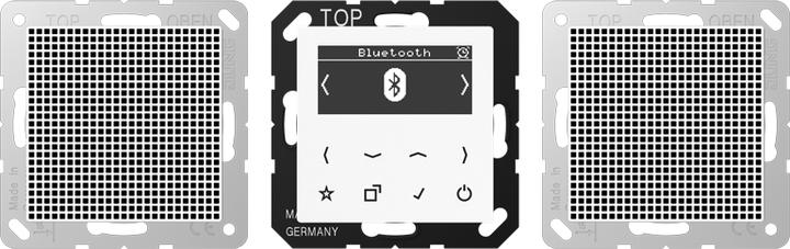 Actual product image JUNG DABA2BTWW Smart Radio DAB (DAB+, VHF, Bluetooth, Wi-Fi)