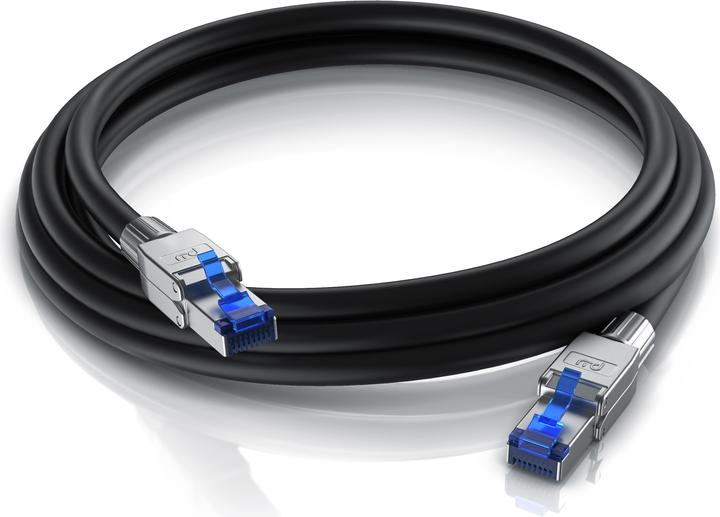 Immagine prodotto Primewire Cavo LAN CAT.8, RJ-45, cavo di rete CAT 8, Gigabit Ethernet 40 Gbit/s, cavo patch S/FTP Pimf (S/FTP, CAT8.1, 1 m)