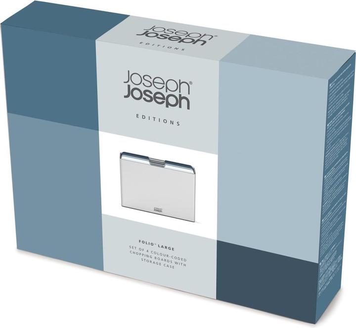 Actual product image Joseph Joseph Folio Sky 4-piece chopping board set