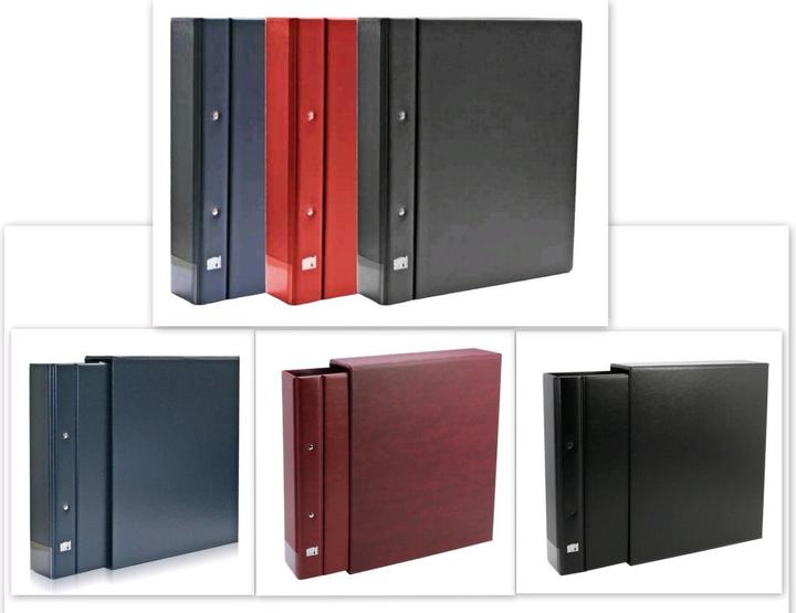Immagine prodotto Safe Set di raccoglitori ad anelli neri e custodia Classic Compact A4 (A4, 60 mm)