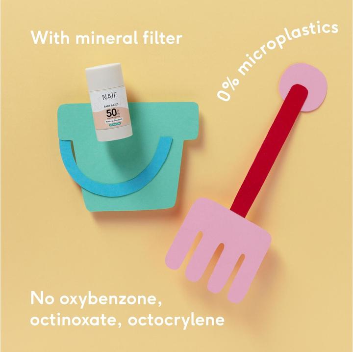Immagine prodotto Naïf Stick solare senza profumo Baby & Child SPF50 (Stick solare, SPF 50, 36 g)